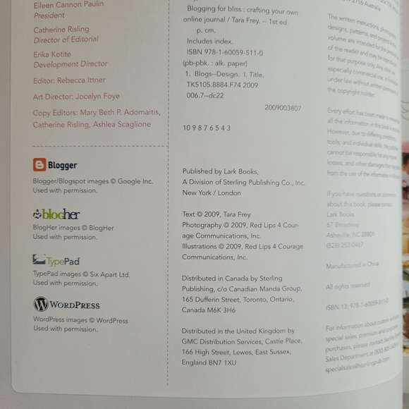 Blogging For Bliss Paperback by Tara Frey - Picture 3 of 10